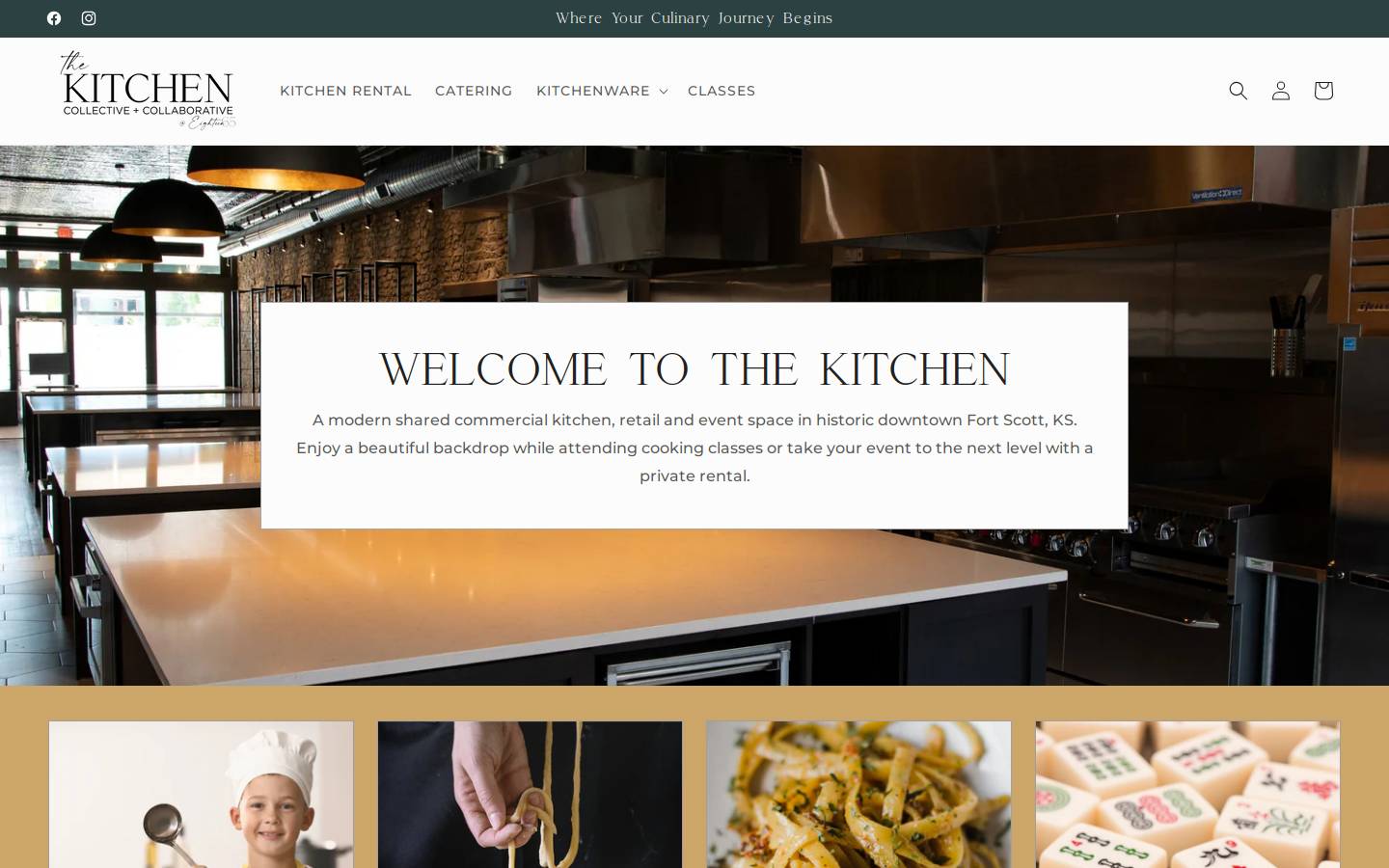 thekitchencc.com homepage screenshot
