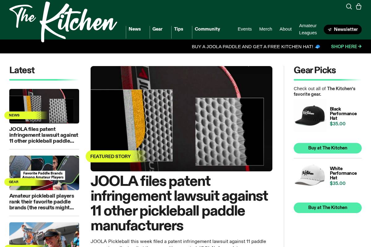 thekitchenpickle.com homepage screenshot