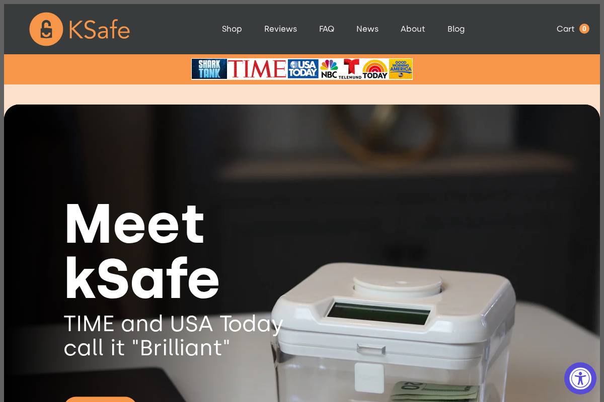 thekitchensafe.com homepage screenshot