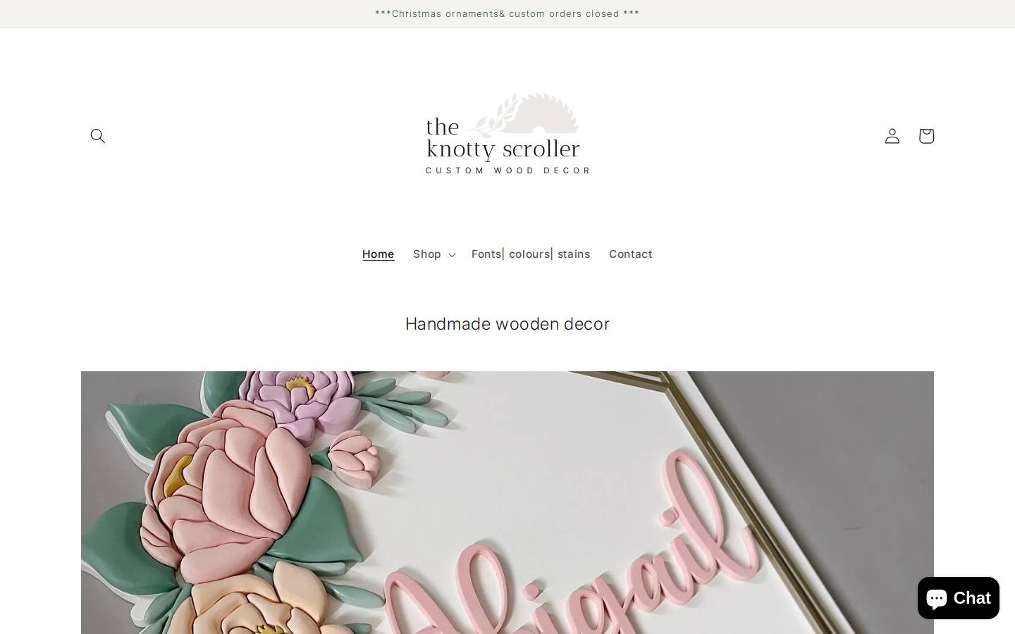 theknottyscroller.com homepage screenshot