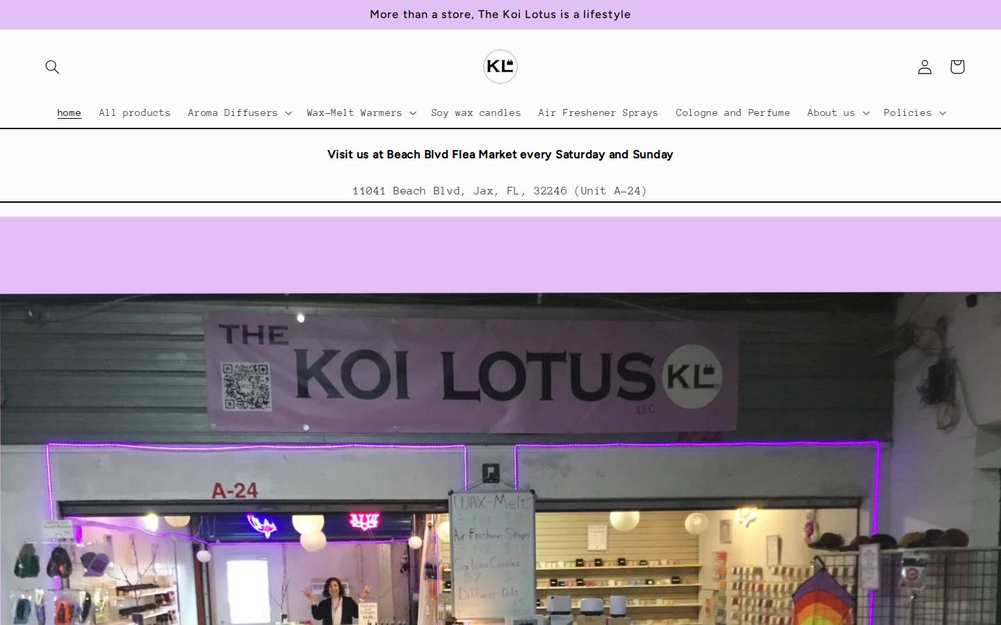 thekoilotus.com homepage screenshot