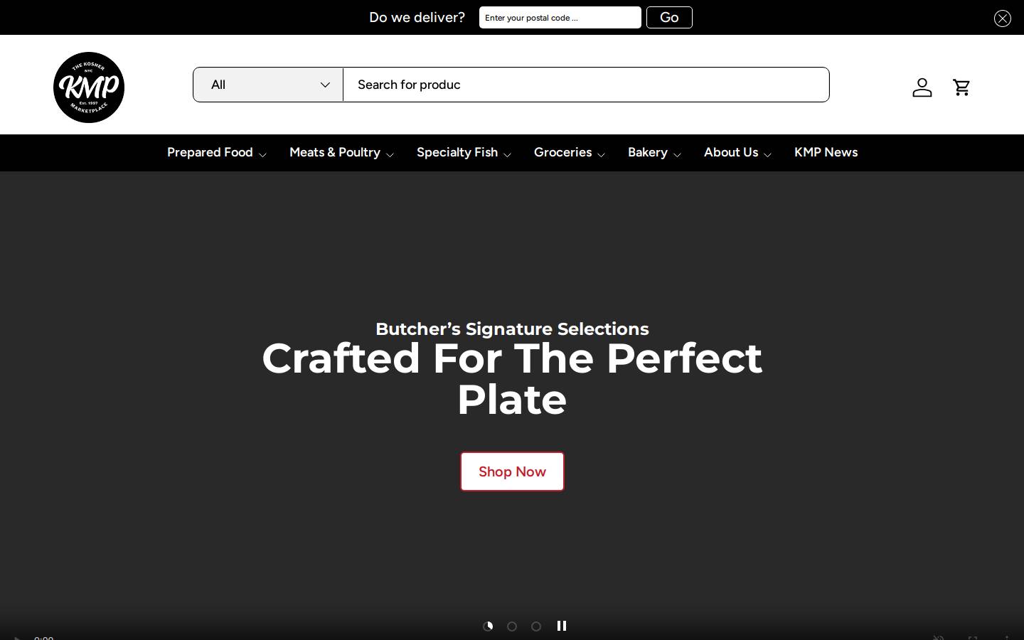 thekoshermarketplace.com homepage screenshot