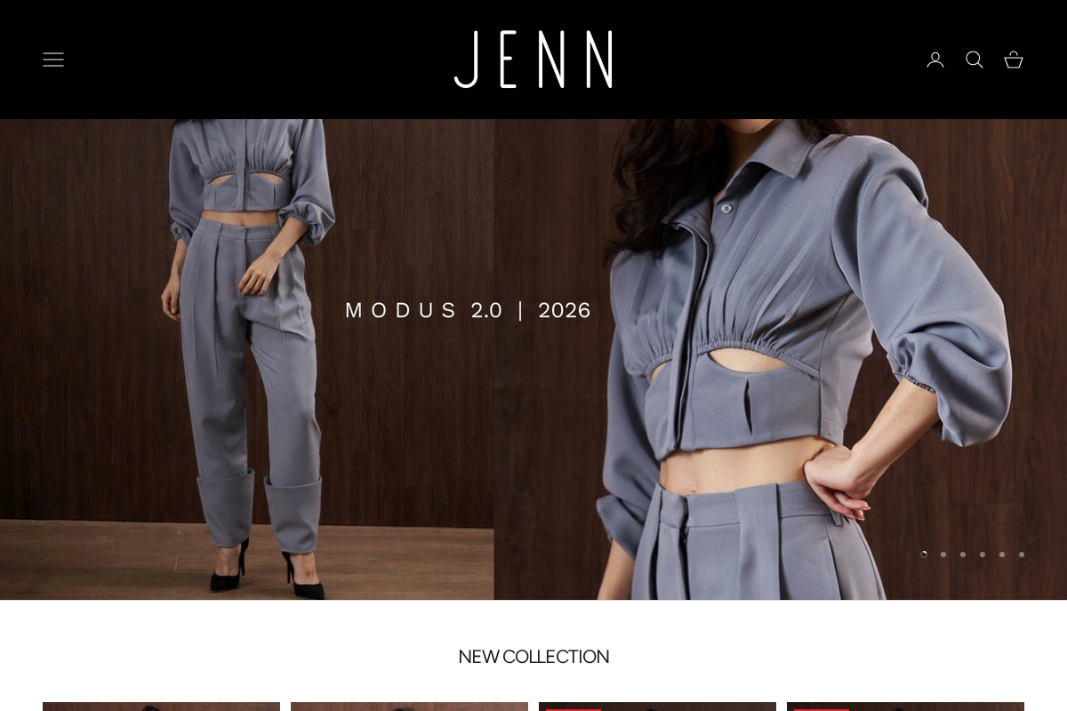 The Label Jenn homepage screenshot