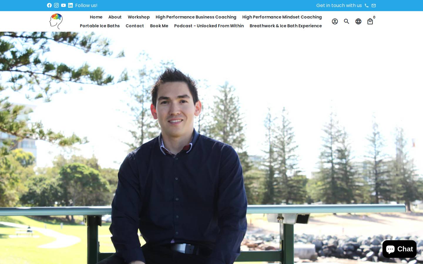 thelandhealer.com homepage screenshot