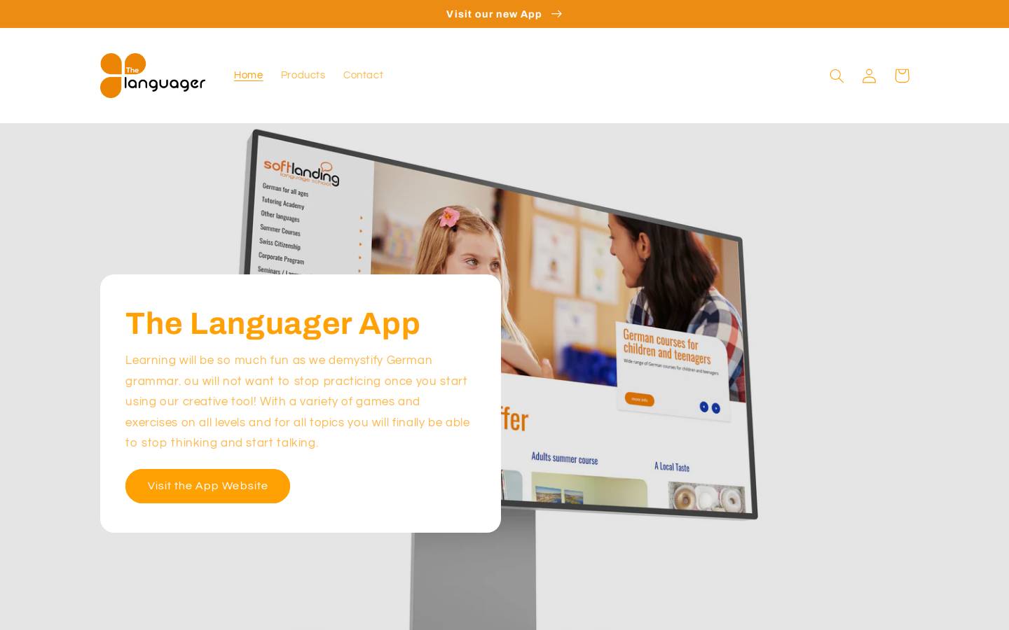 thelanguager.com homepage screenshot