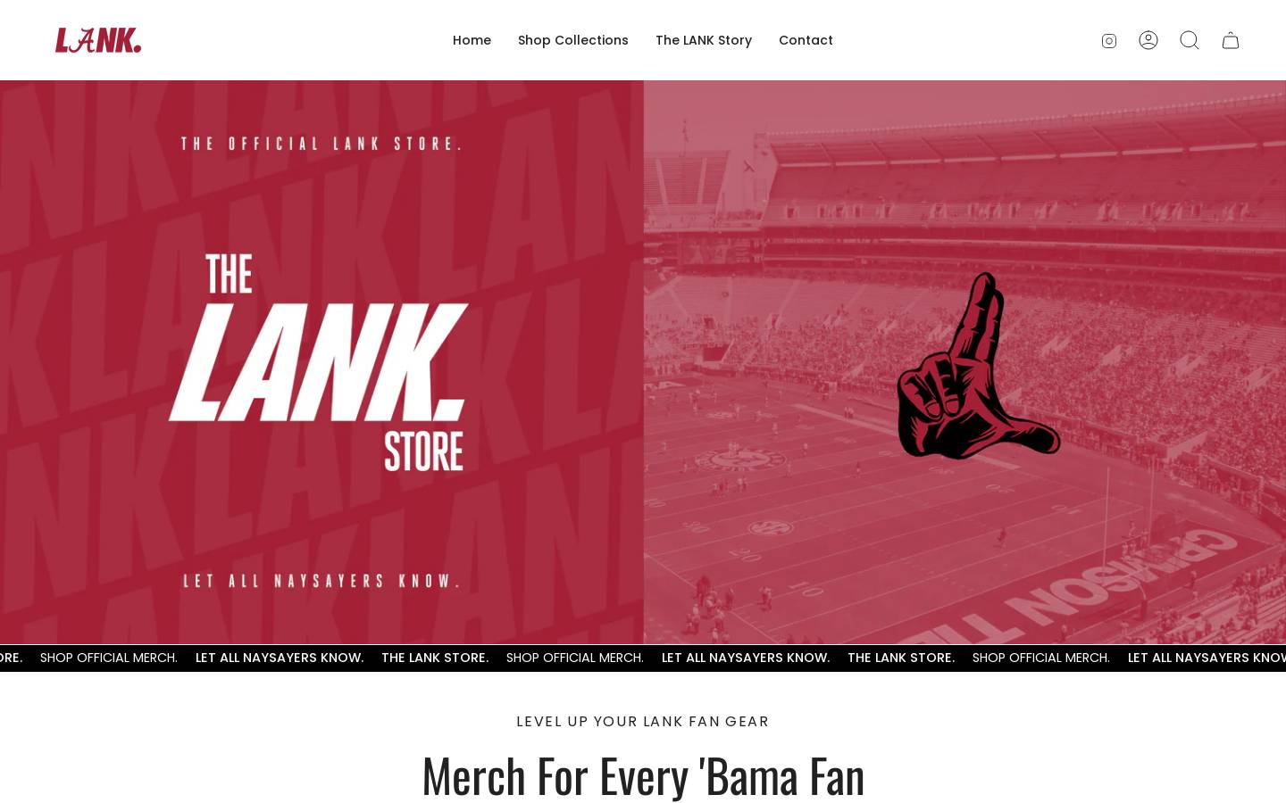thelankstore.com homepage screenshot