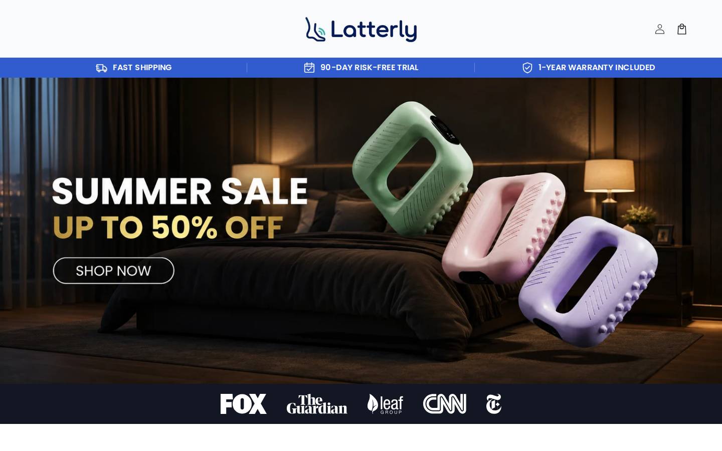 thelatterly.com homepage screenshot