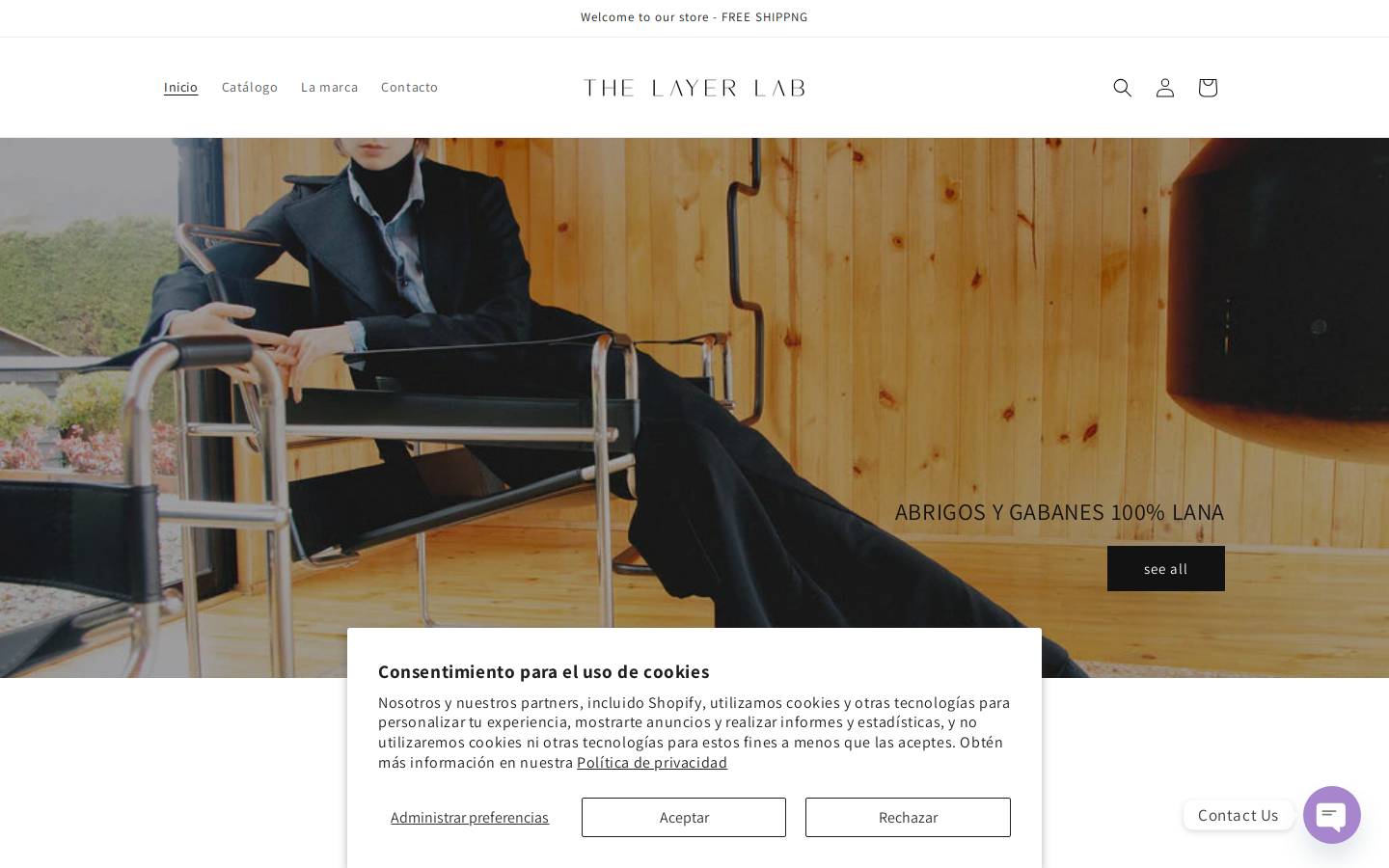 thelayerlab.co homepage screenshot