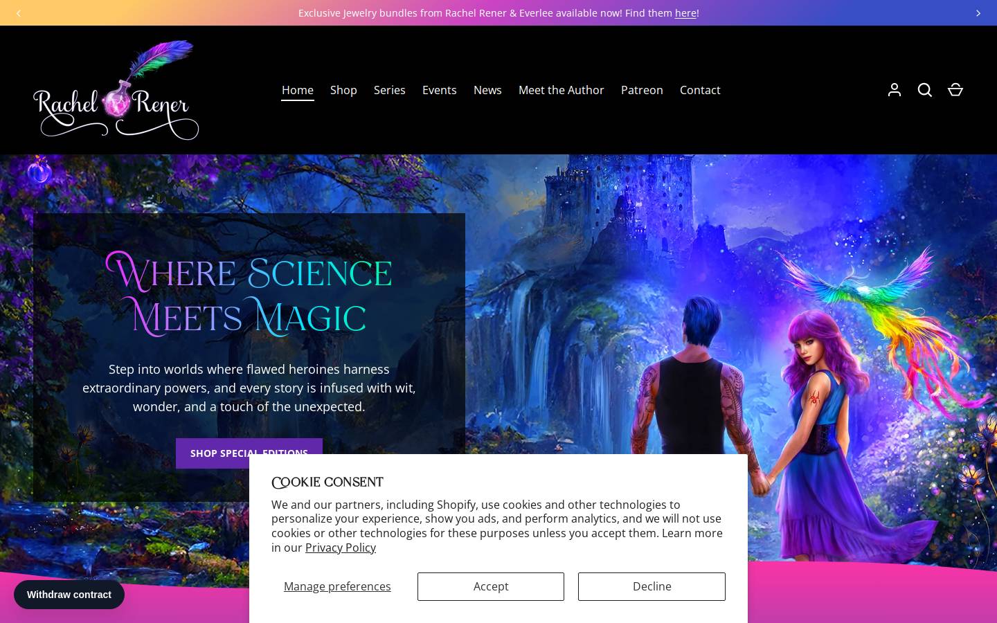 thelightningconjurer.com homepage screenshot