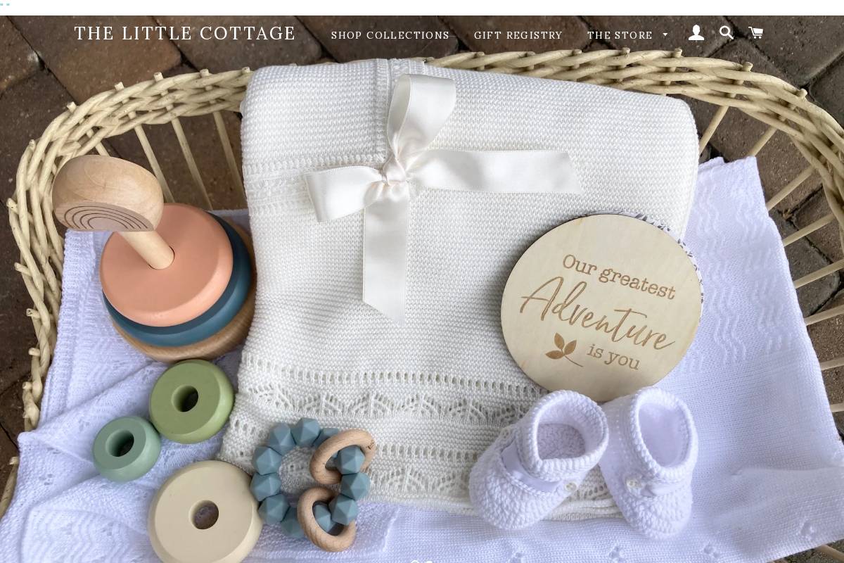 The Little Cottage homepage screenshot