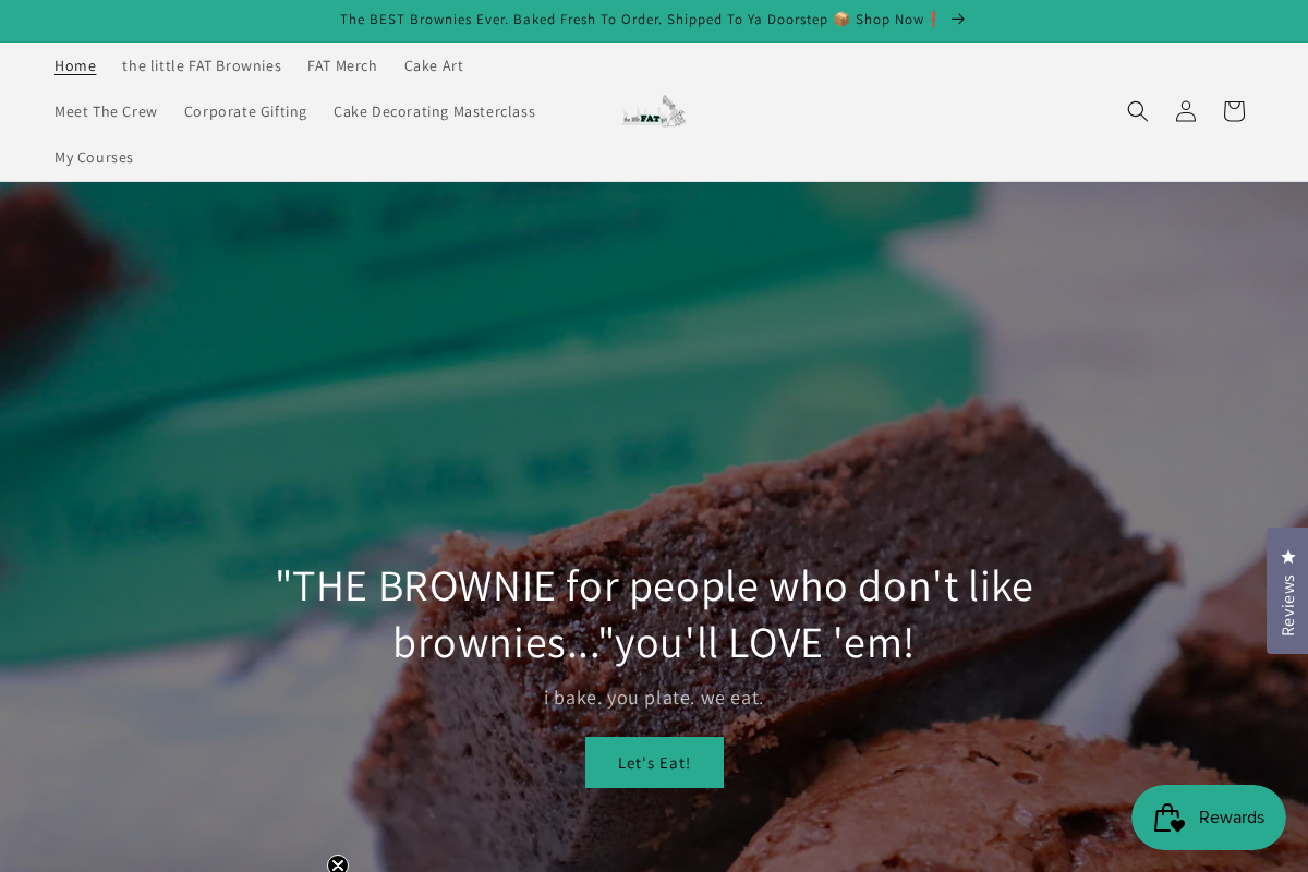 thelittlefatgirl.com homepage screenshot