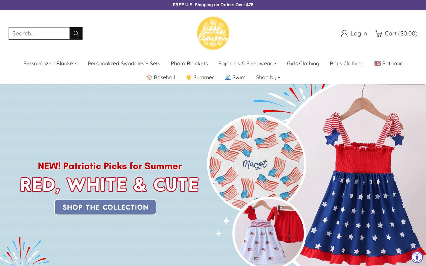 thelittlelemoncompany.com homepage screenshot