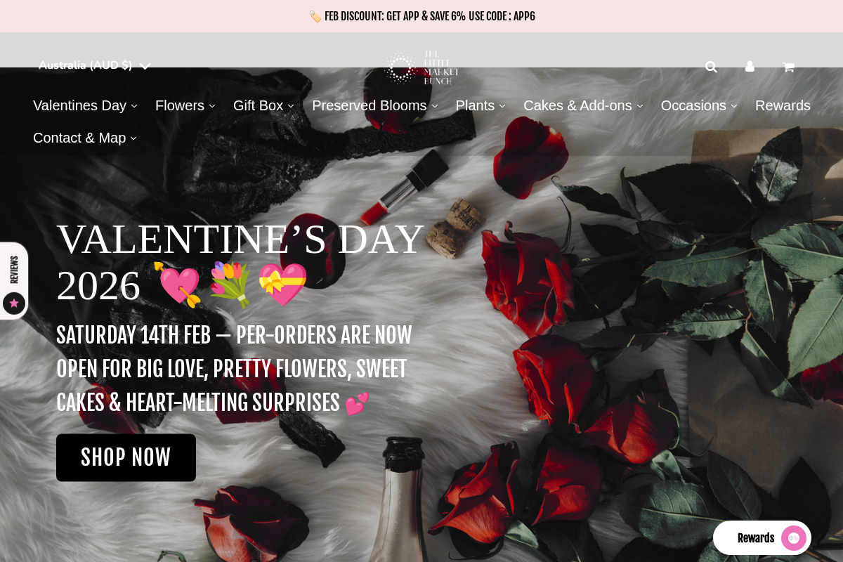 The Little Market Bunch homepage screenshot