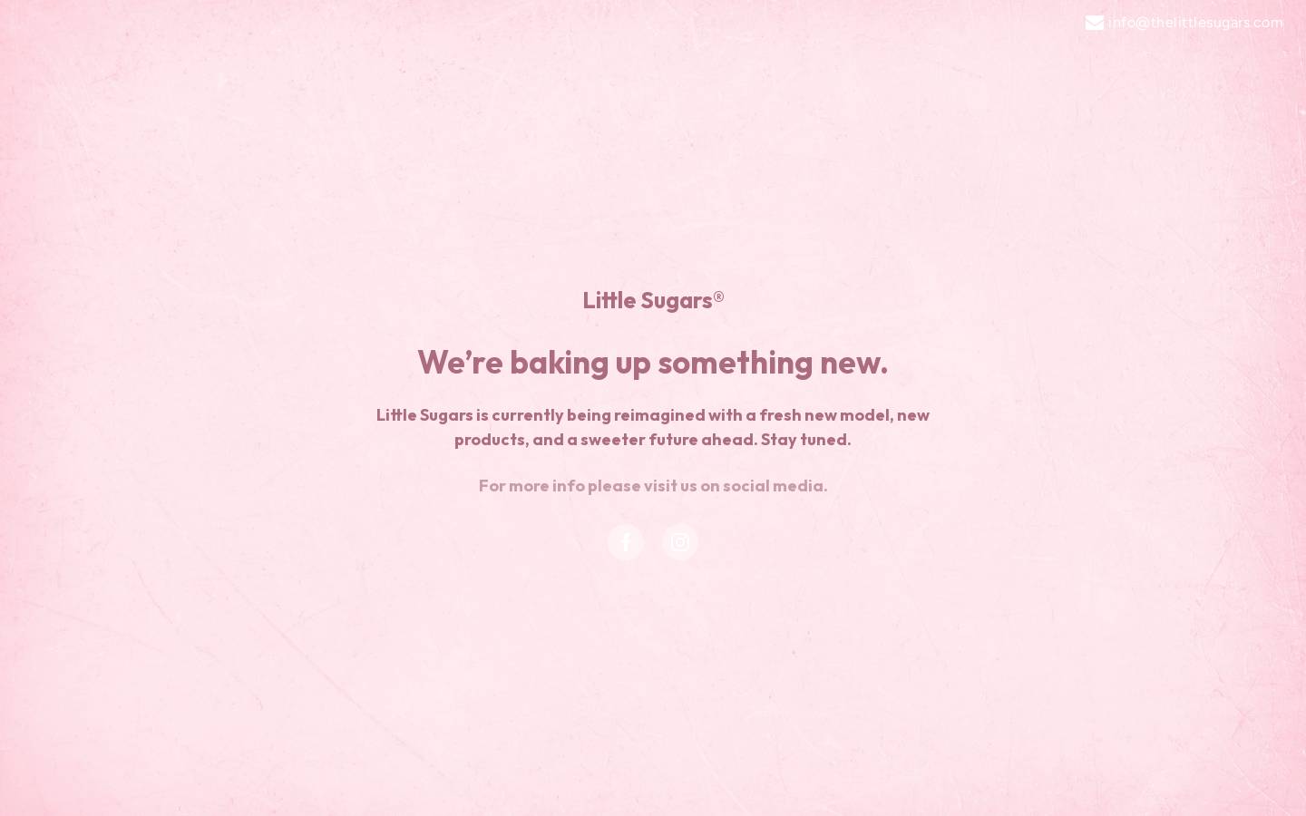 thelittlesugars.com homepage screenshot