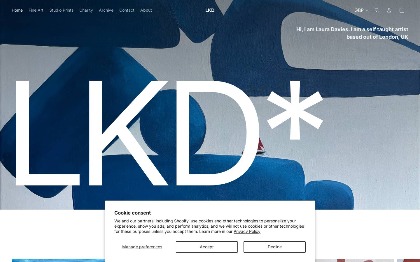 thelkd.com homepage screenshot