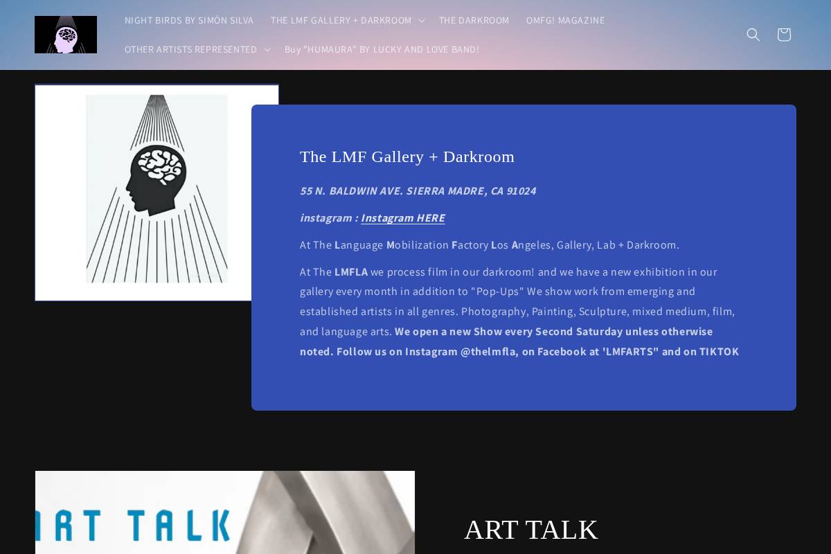 thelmfla.org homepage screenshot