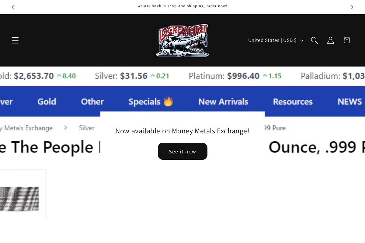 thelockermint.com homepage screenshot