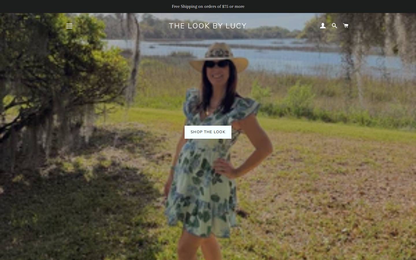thelookbylucy.com homepage screenshot