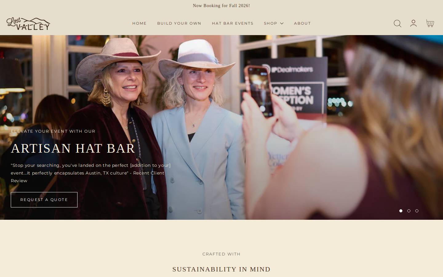 thelostvly.com homepage screenshot