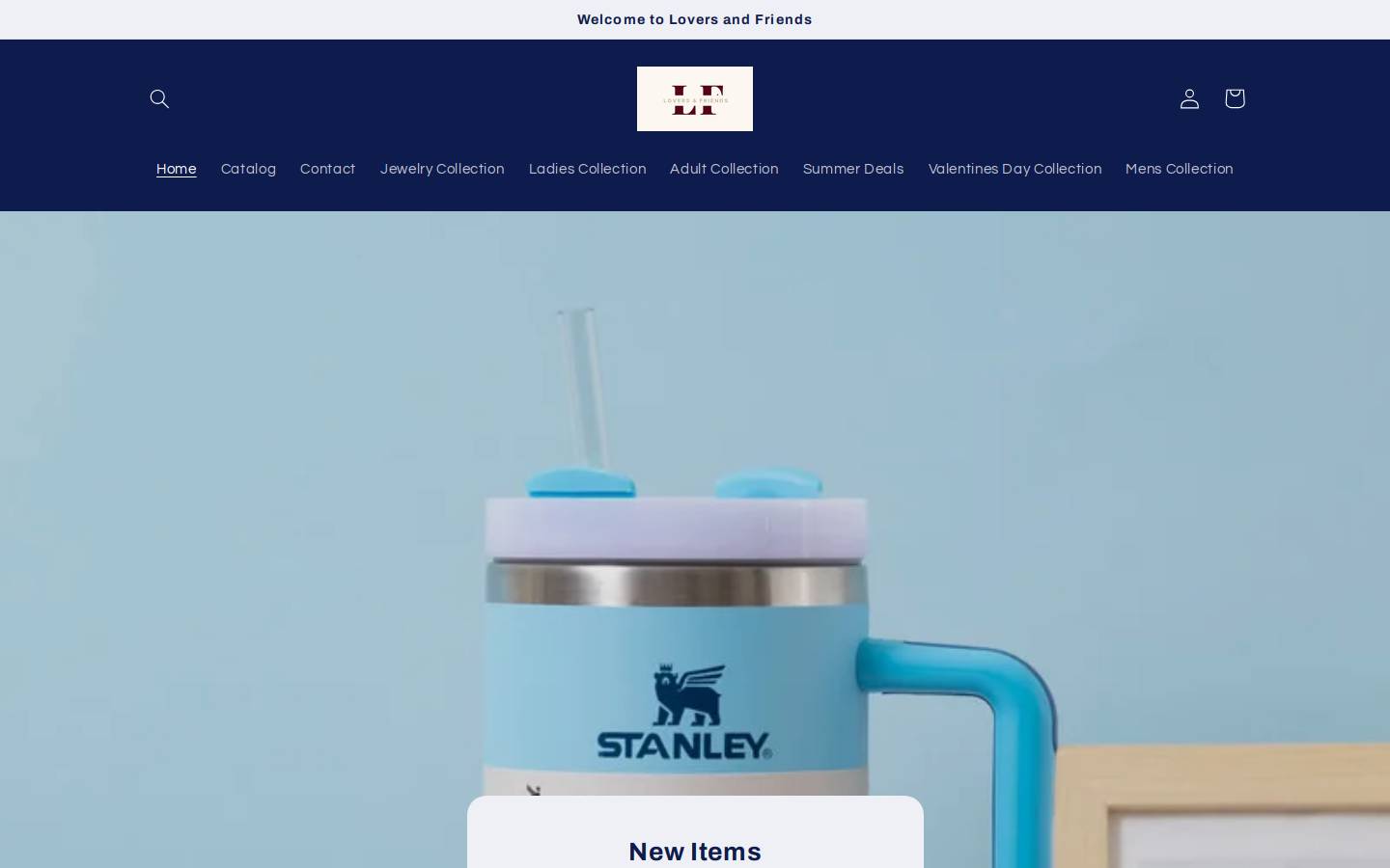theloversandfriends.com homepage screenshot