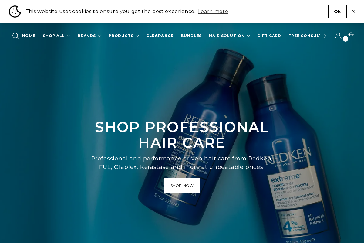 The LTL Shop homepage screenshot