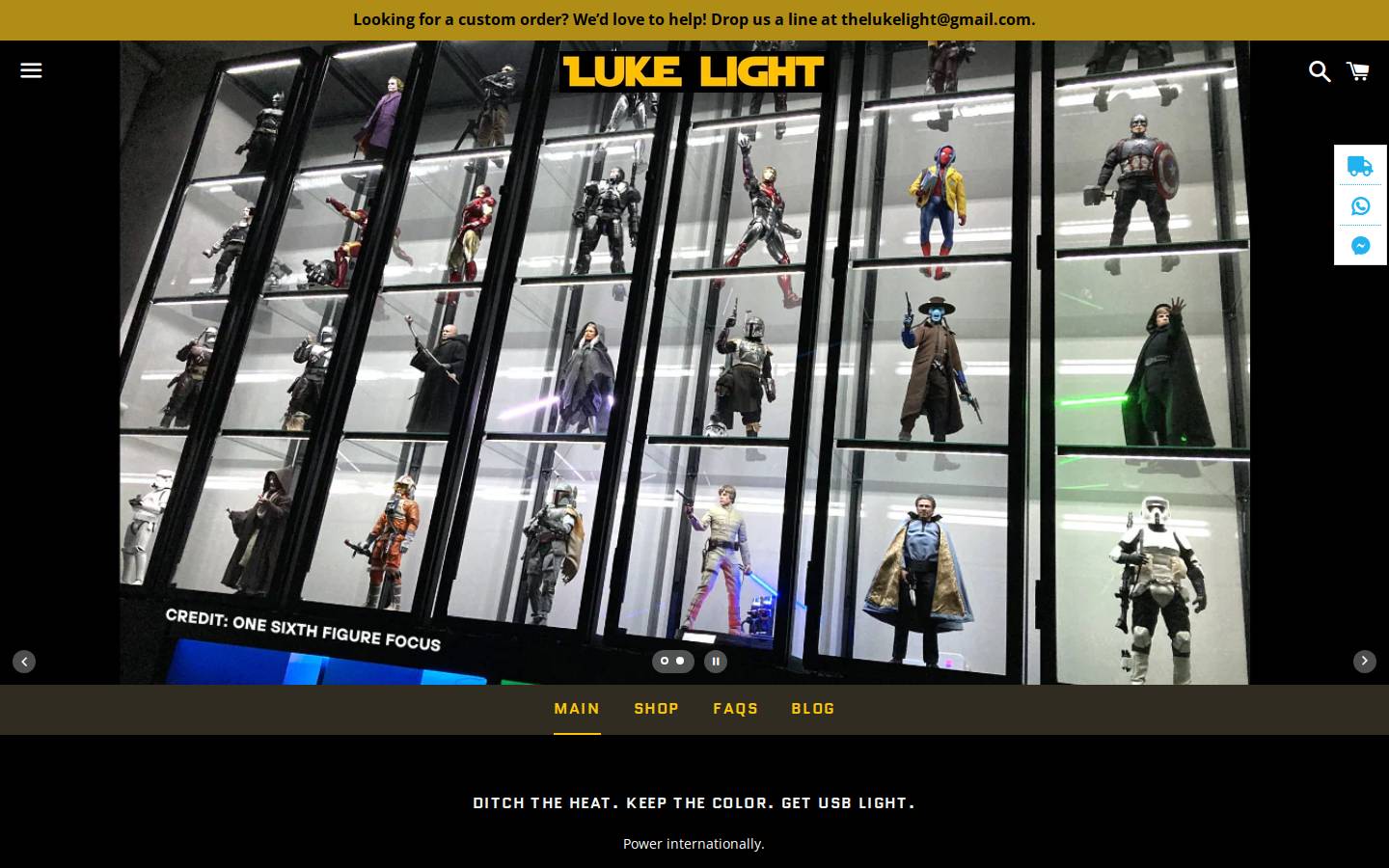thelukelight.com homepage screenshot