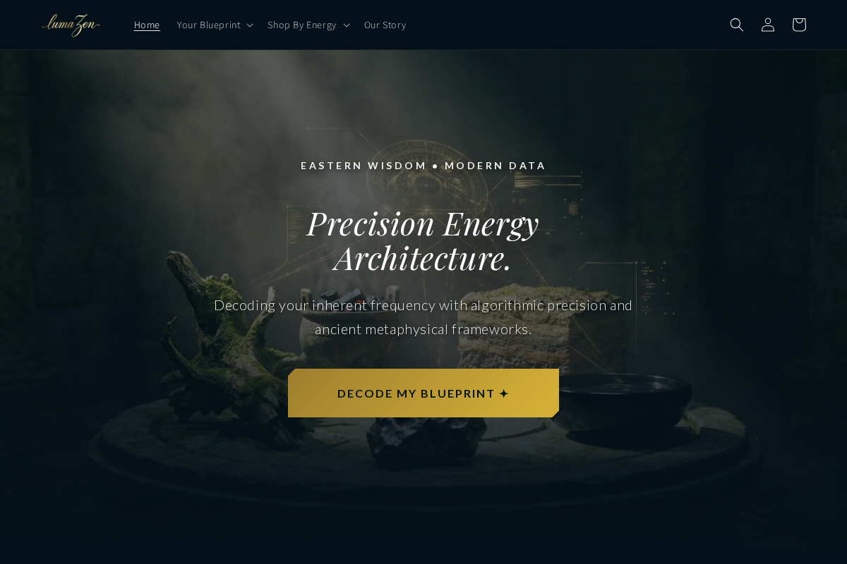 thelumazen.com homepage screenshot