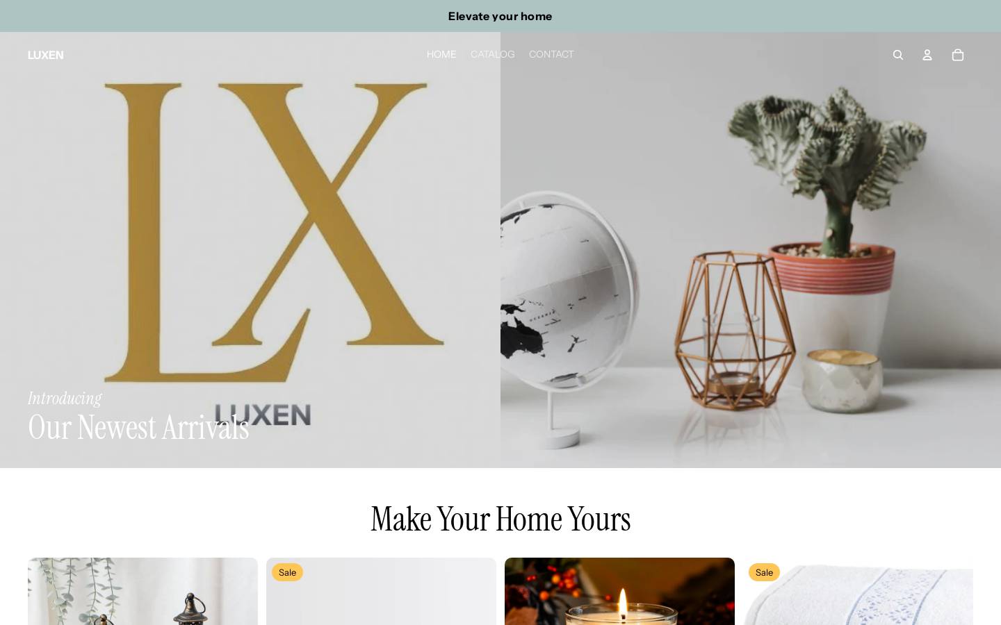 theluxen.com homepage screenshot