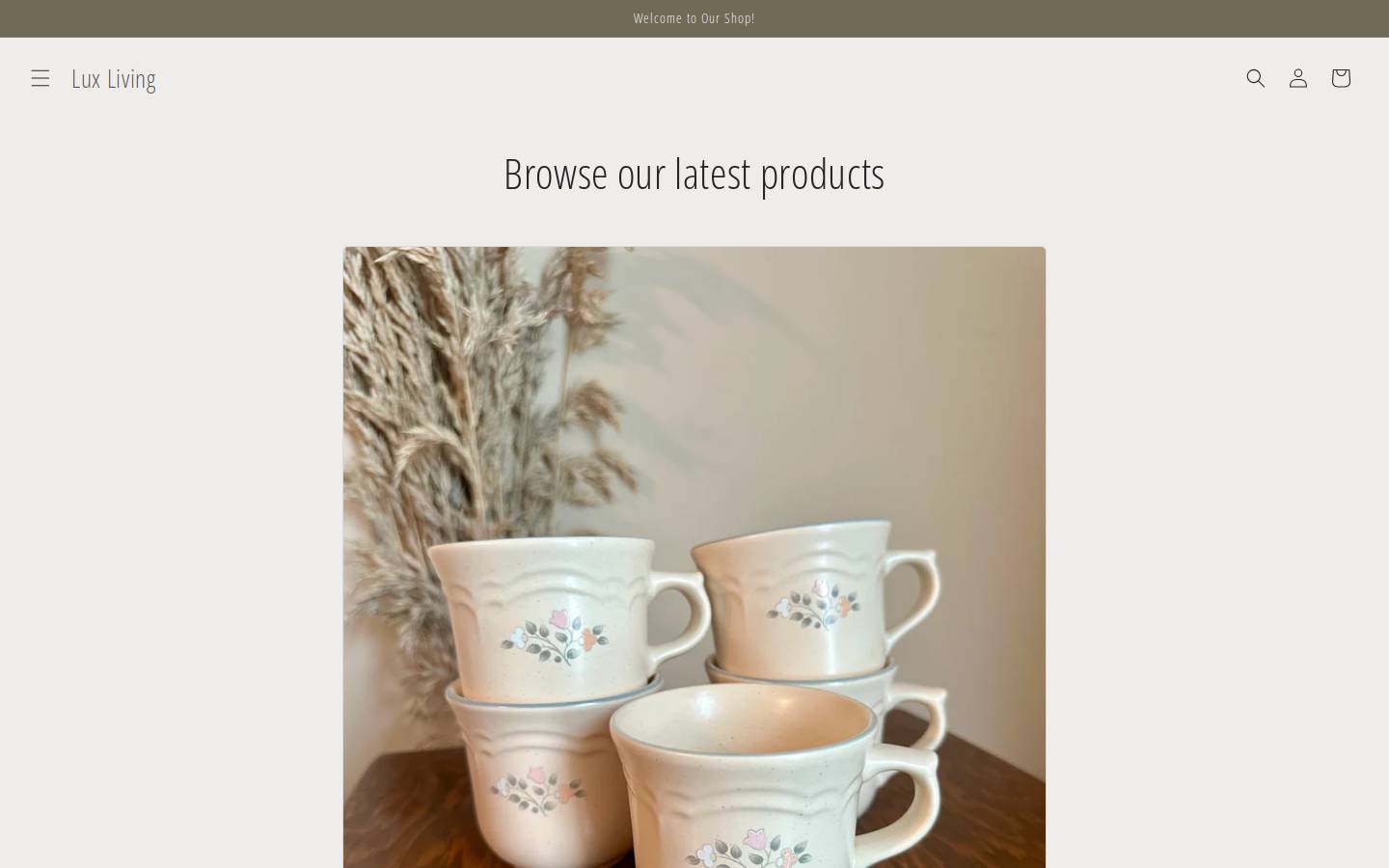 theluxliving.co homepage screenshot