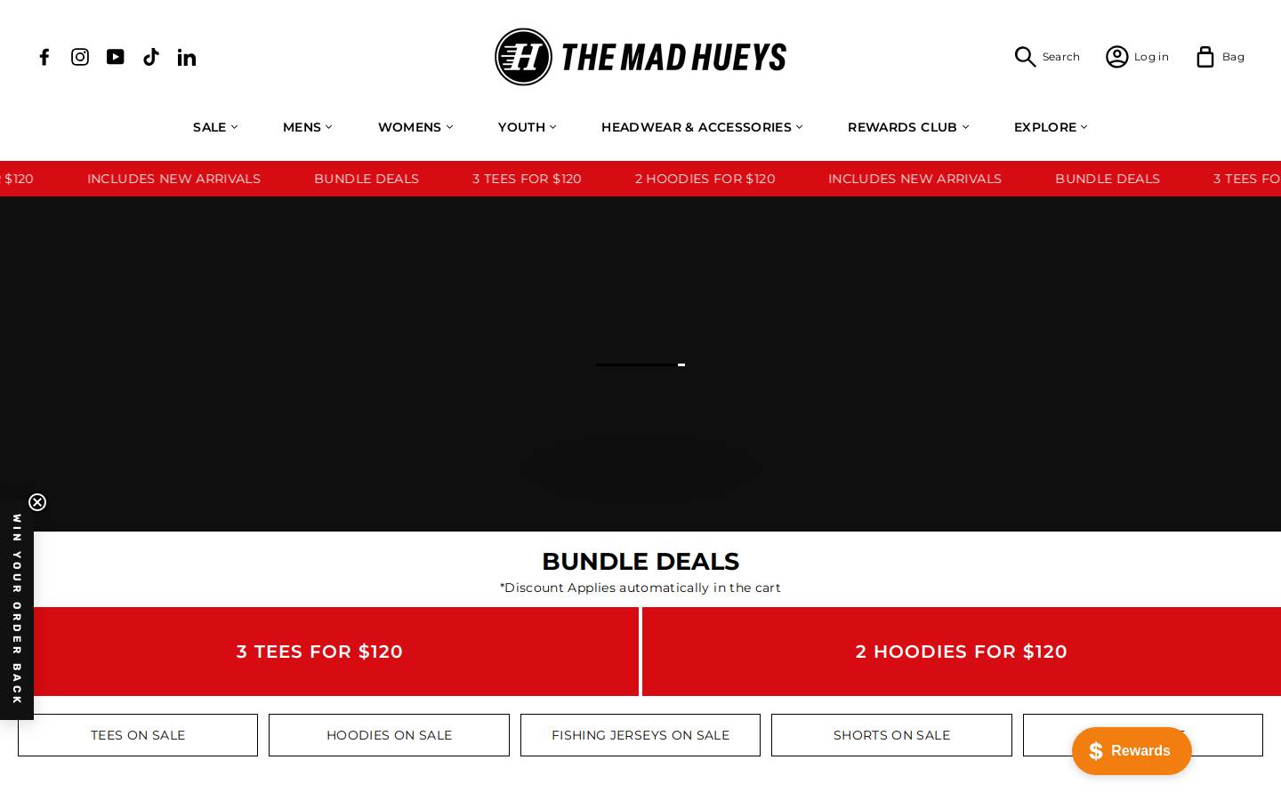 themadhueys.com.au homepage screenshot