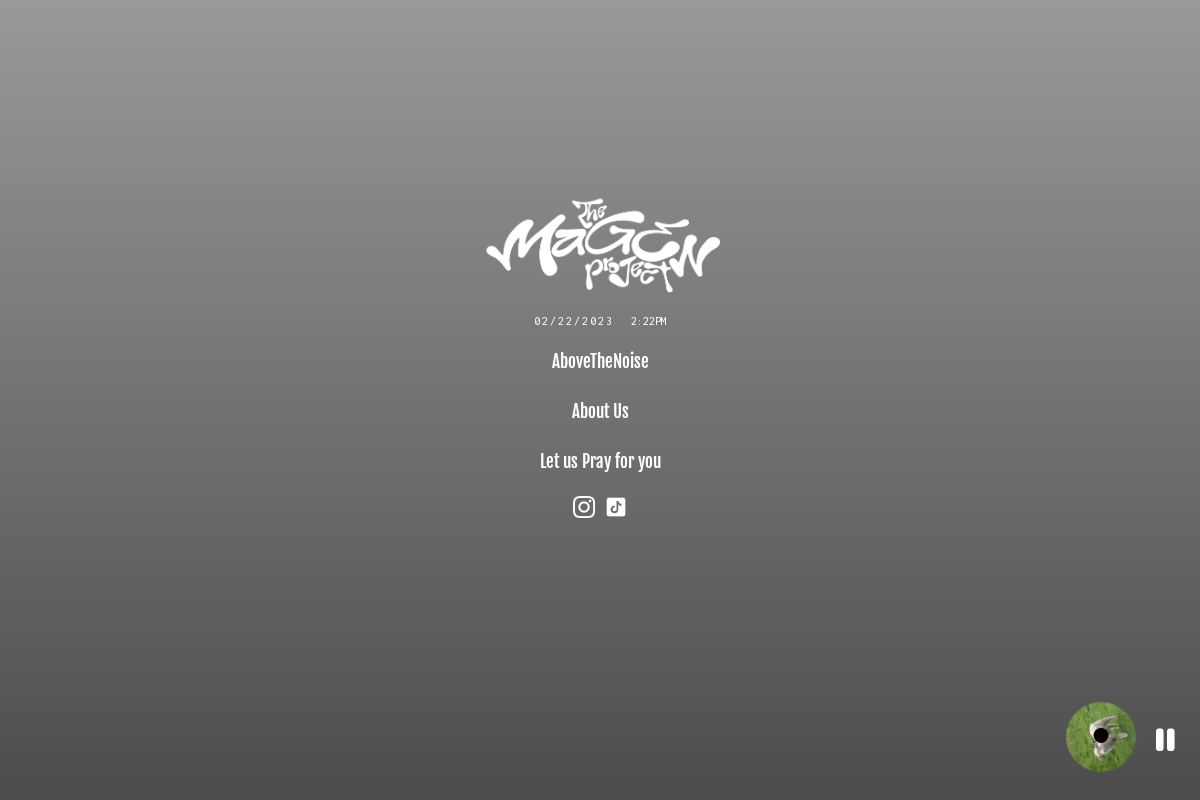 The Magen Project homepage screenshot