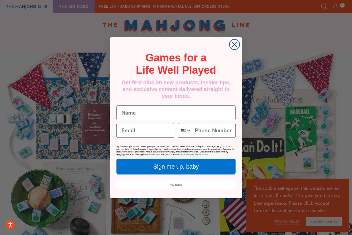 themahjongline.com homepage screenshot