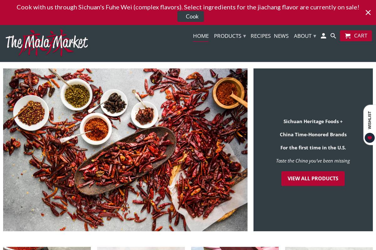 Themalamarket homepage screenshot