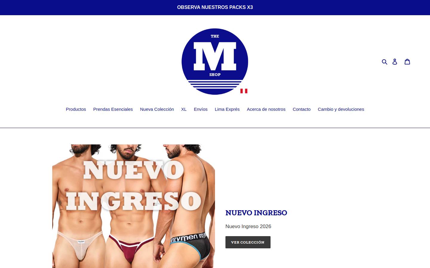 themaleshopperu.com homepage screenshot