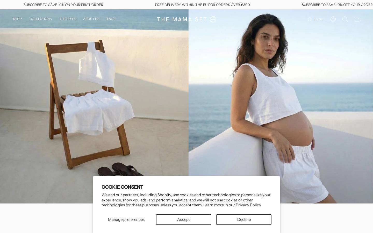 themamaset.com homepage screenshot