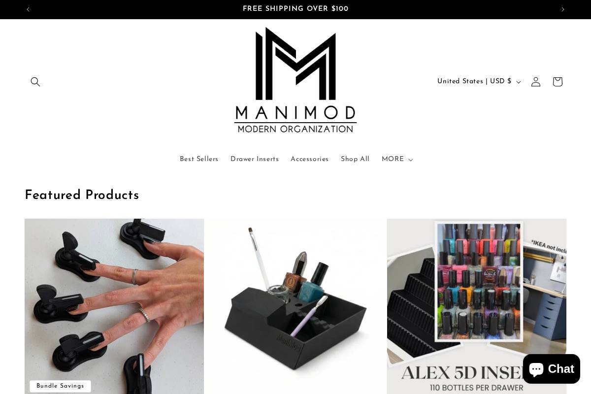 themanimod.com homepage screenshot