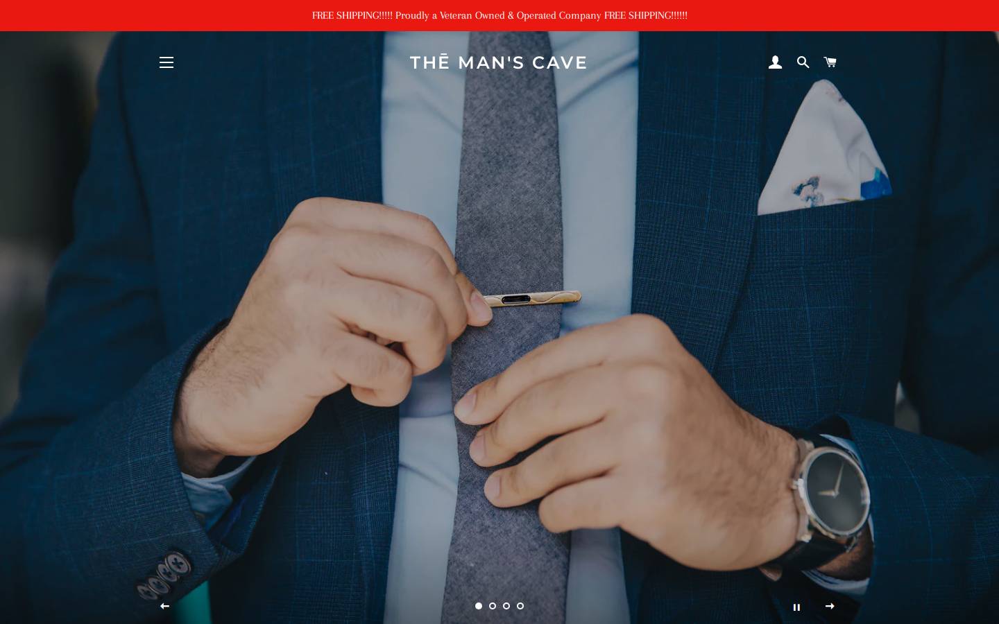 themanscaveonline.com homepage screenshot