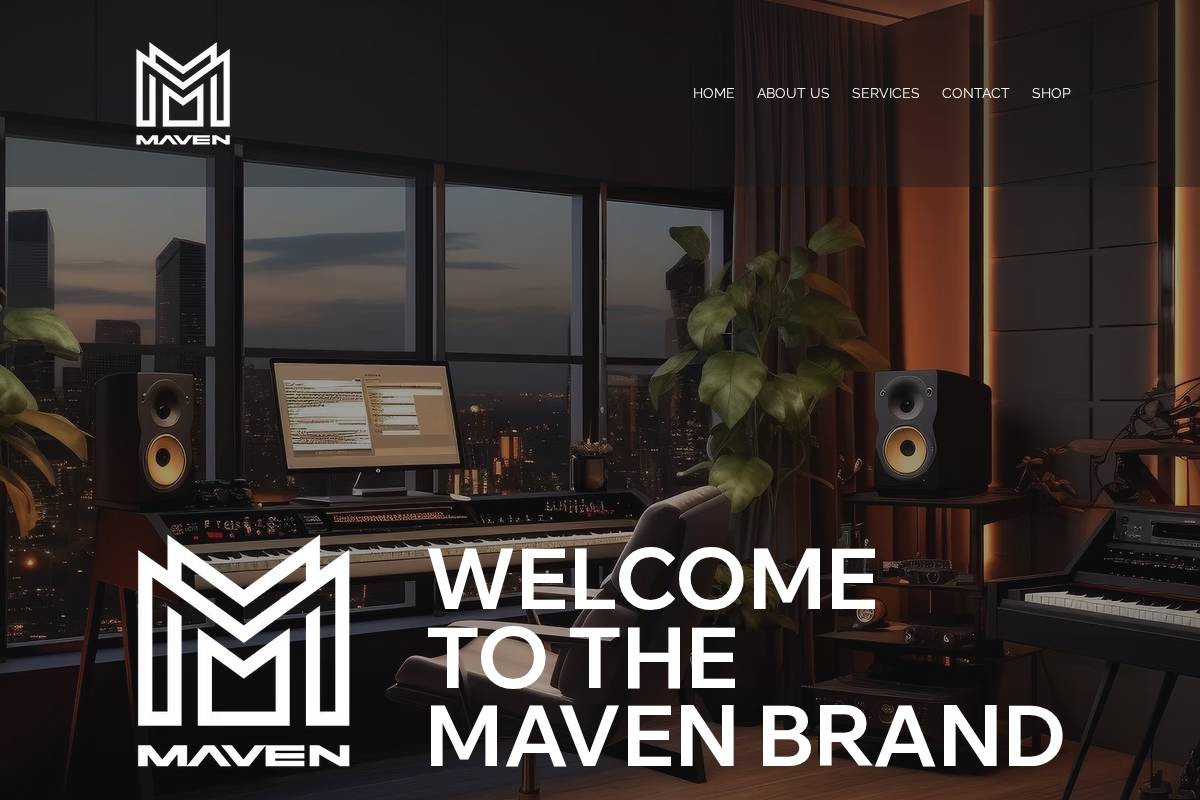 themavenbrand.com homepage screenshot