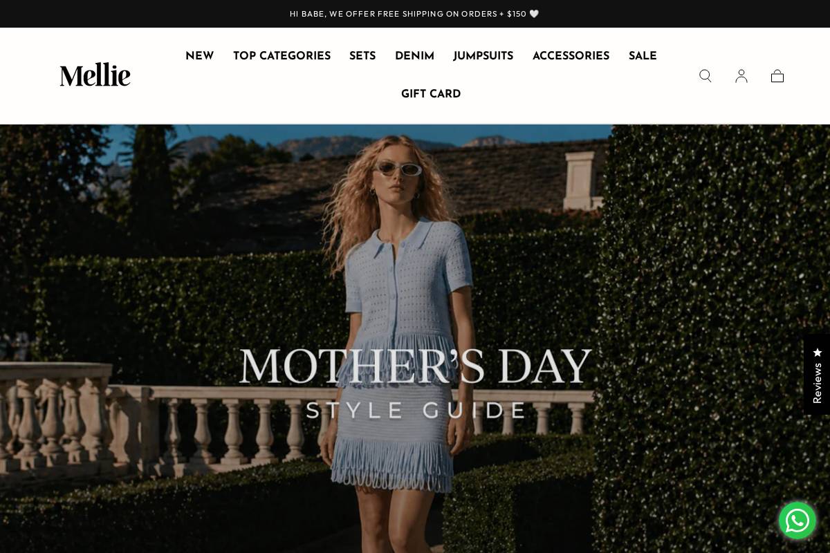 themellieshop.com homepage screenshot