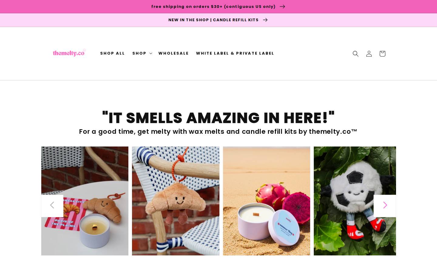 themelty.co homepage screenshot