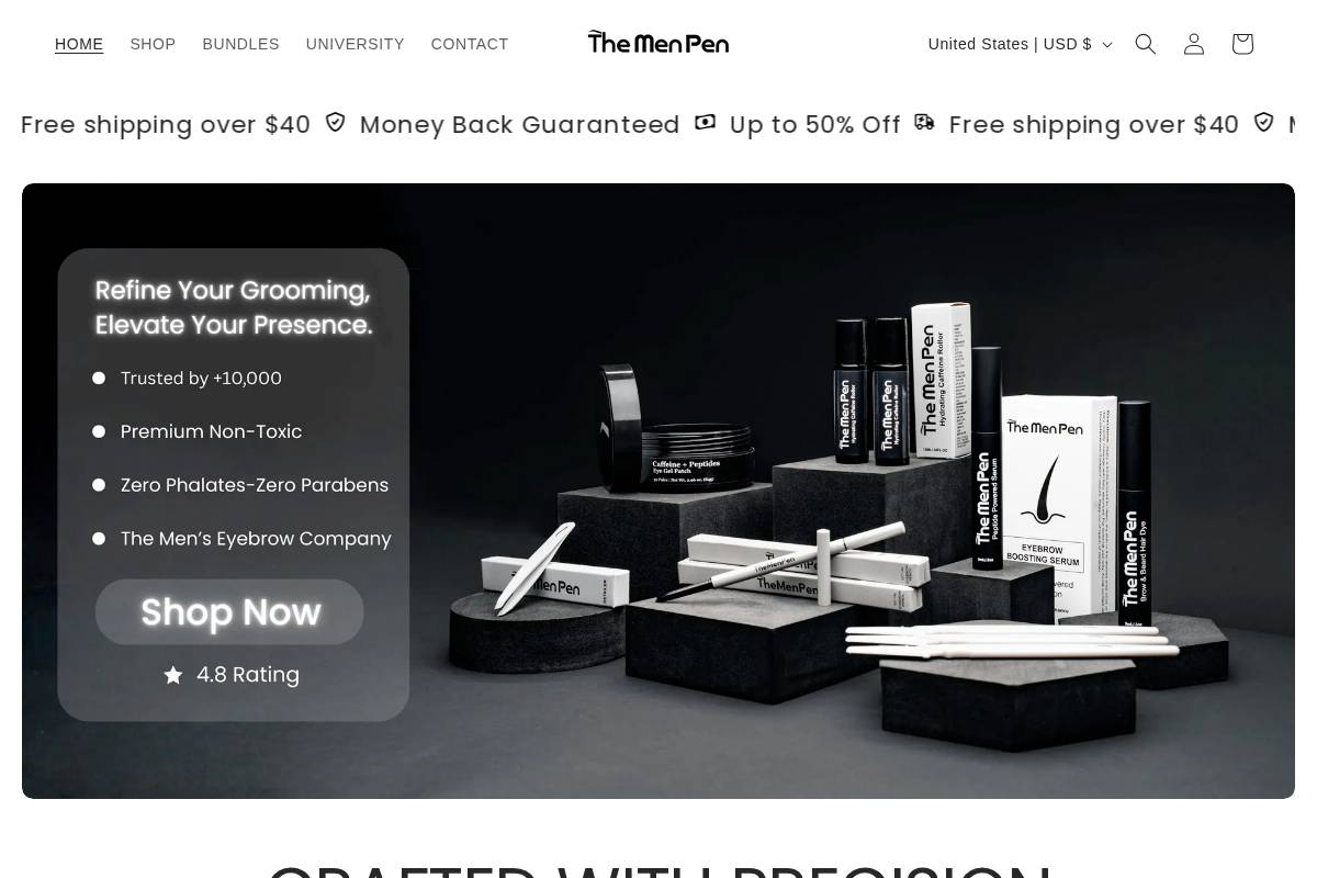 themenpens.com homepage screenshot
