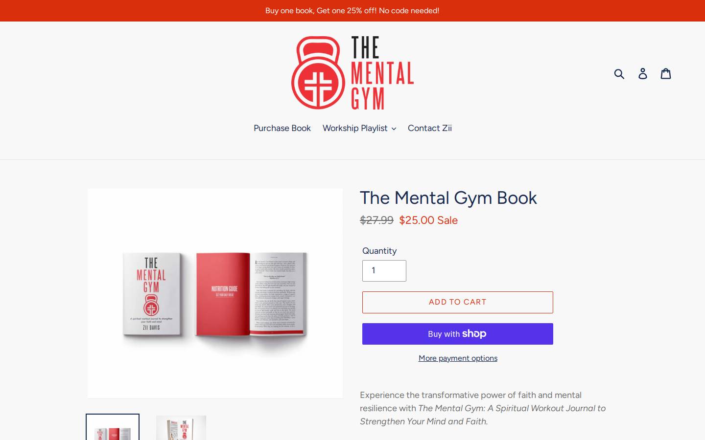 thementalgymbook.com homepage screenshot