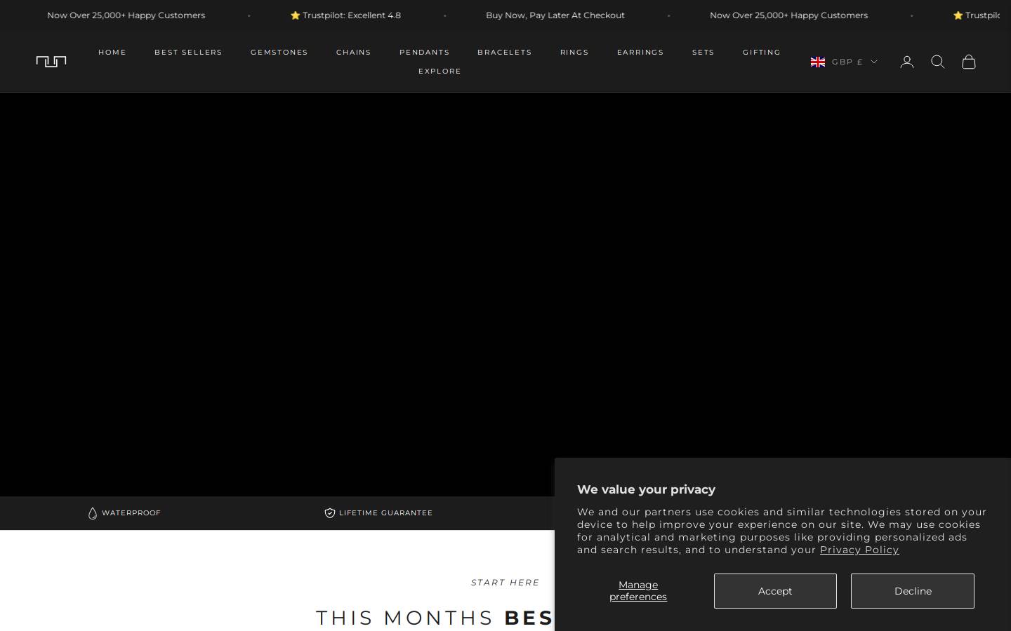 Metzi homepage screenshot