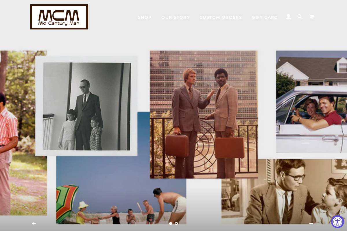 themidcenturymen.com homepage screenshot
