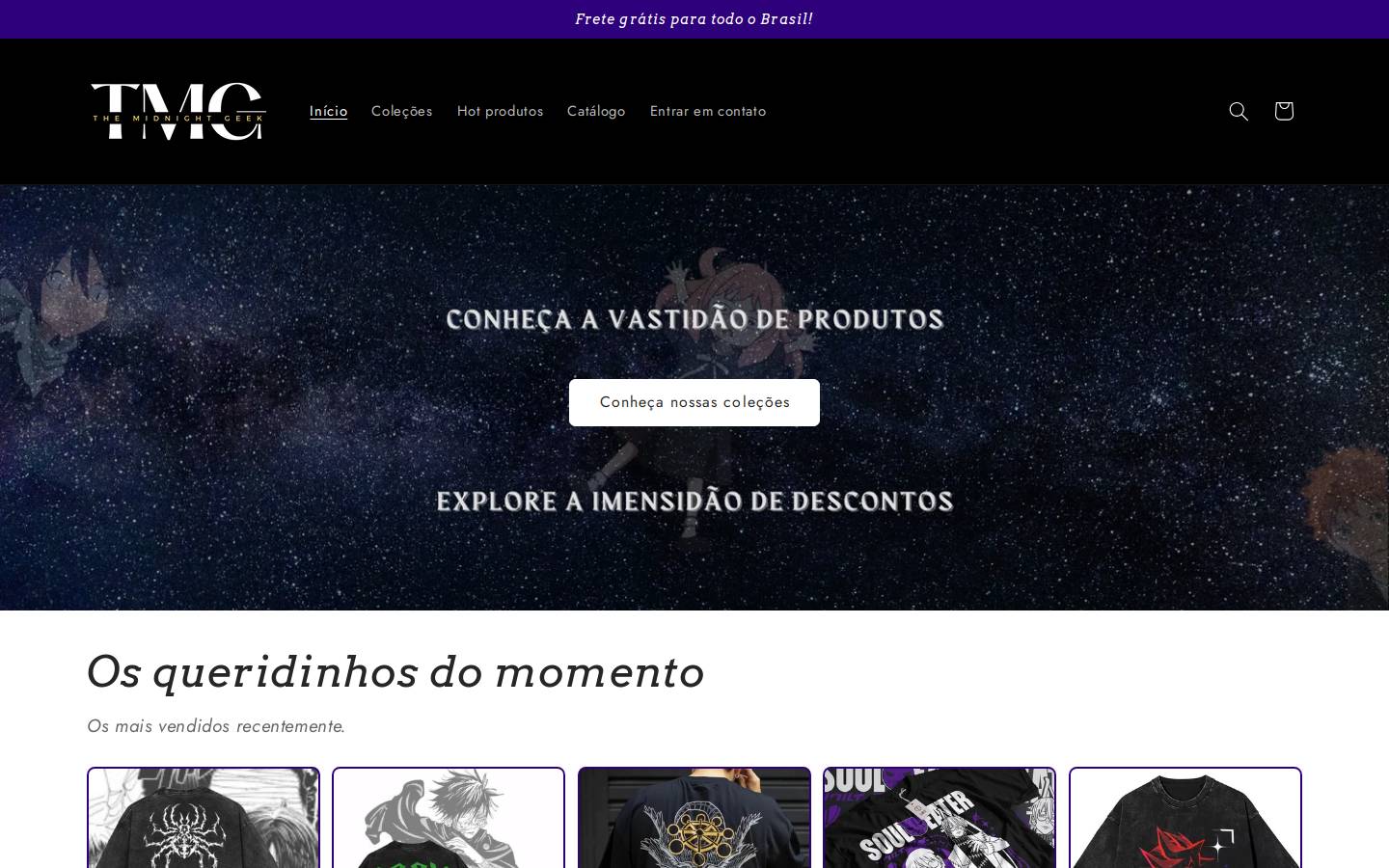 themidnightgeek.com homepage screenshot