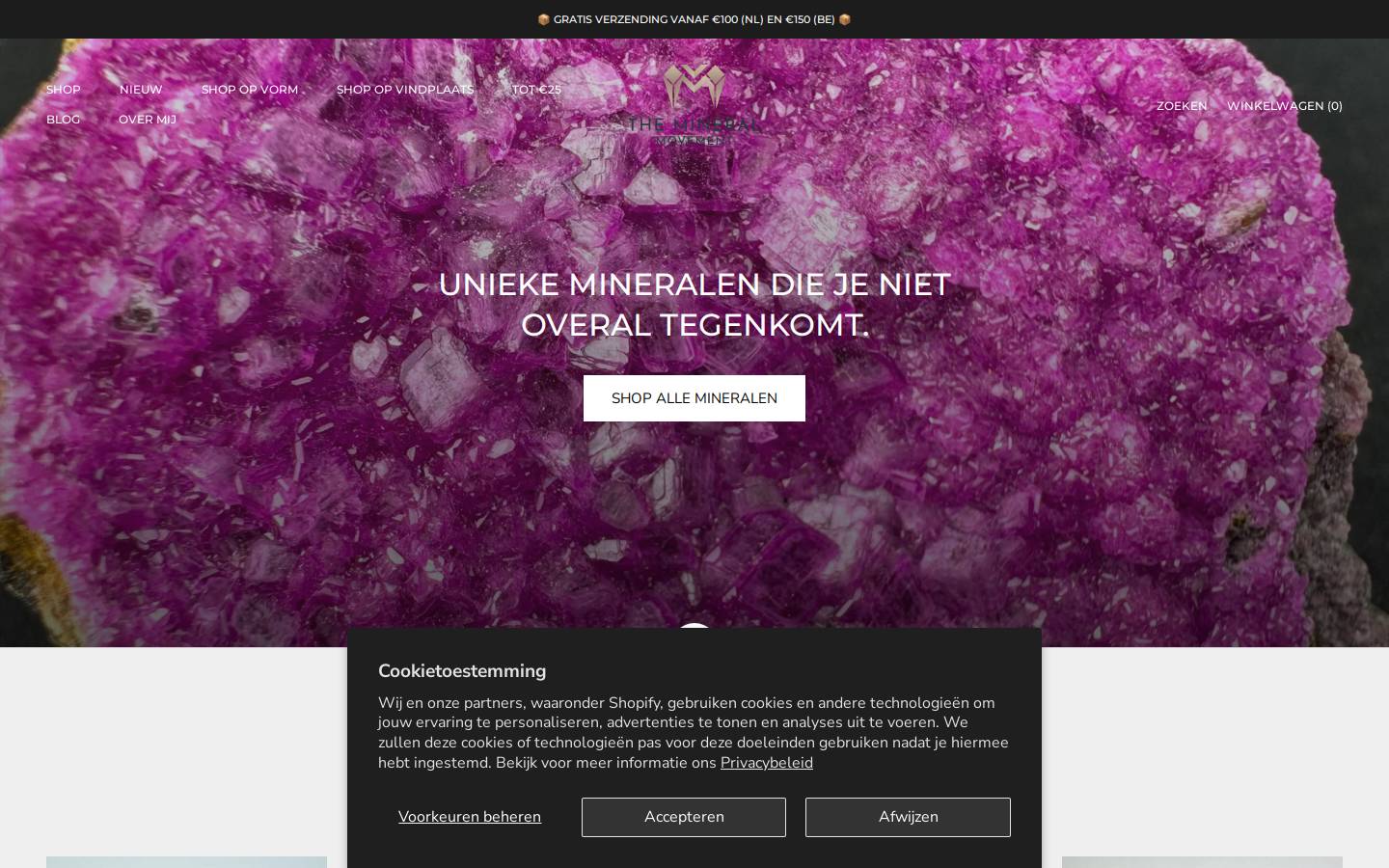 themineralmovement.com homepage screenshot