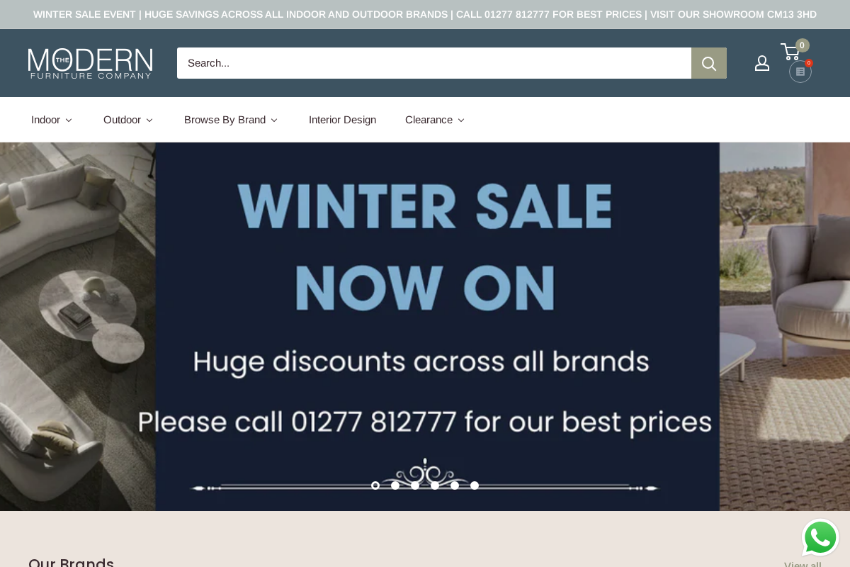 Themodernfurniturecompany homepage screenshot