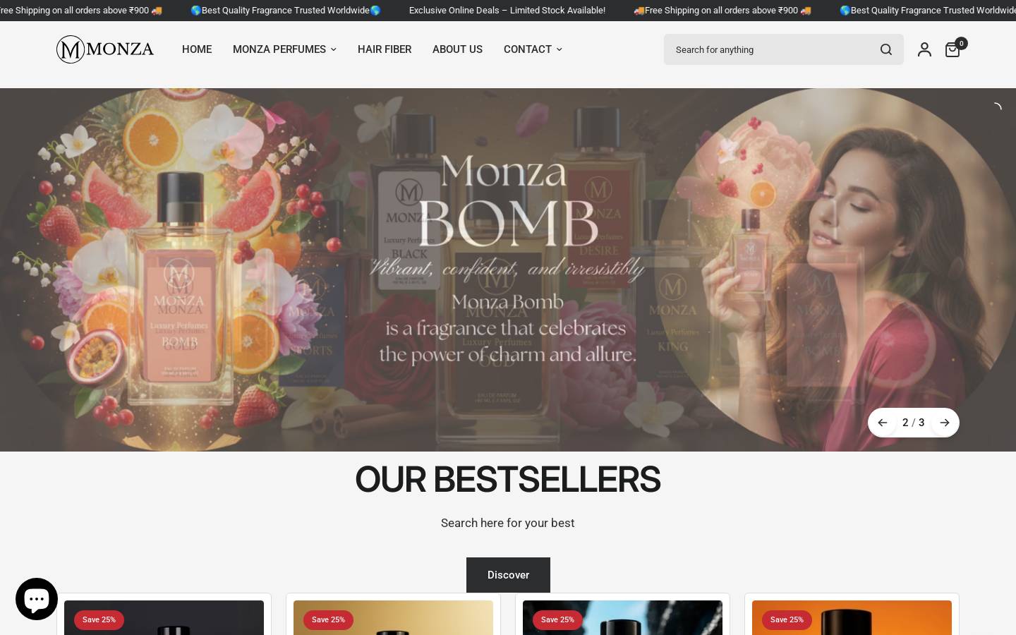 themonzalife.com homepage screenshot