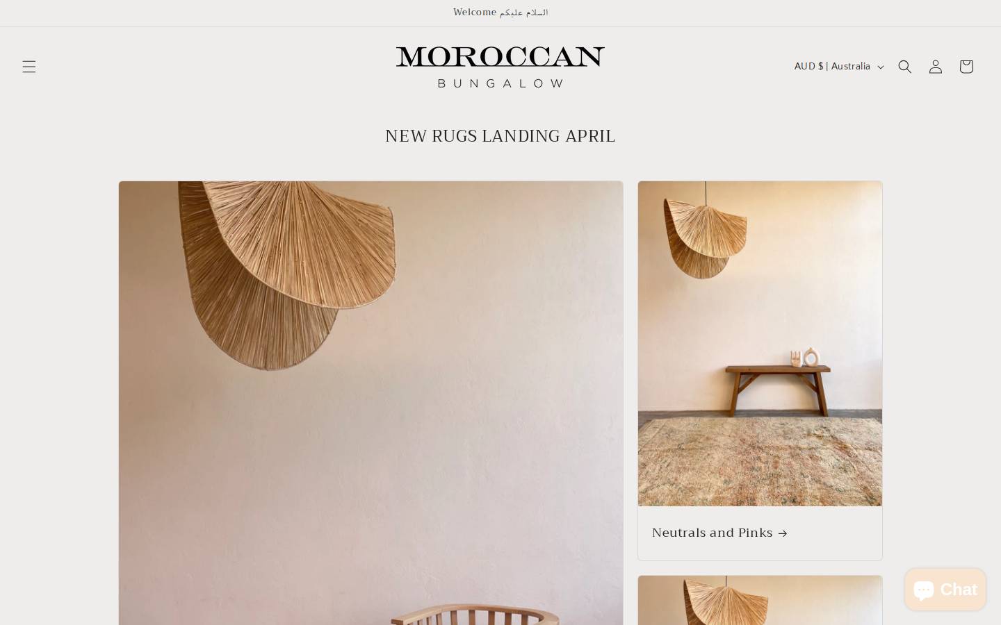 themoroccanbungalow.com homepage screenshot