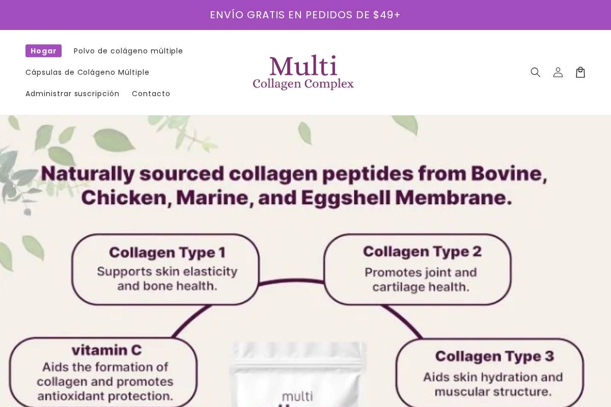 themulticollagencomplex.com homepage screenshot
